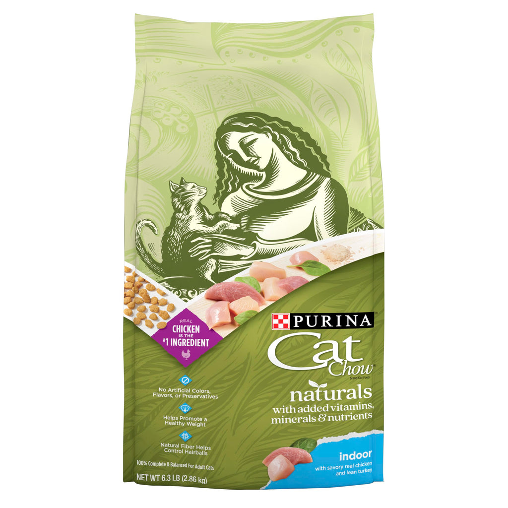 Purina Cat Chow Naturals Hairball, Indoor Dry Cat Food, 13 lb Bag