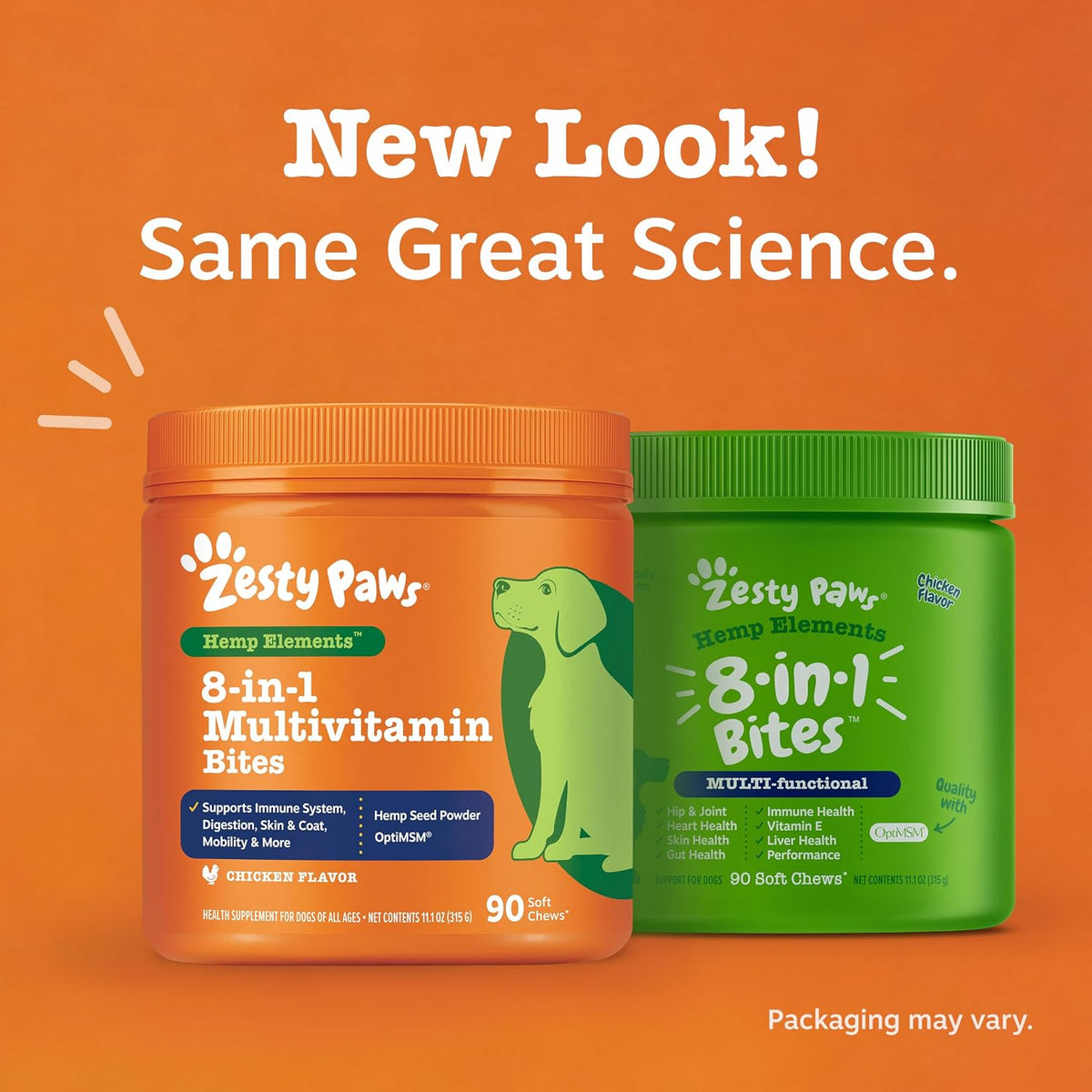 Zesty Paws Dog Vitamins - Dog Multivitamin Chews, Bison, 90 Ct