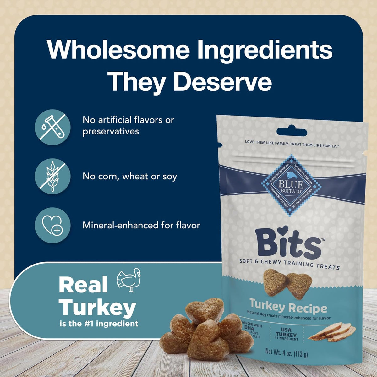 Blue Buffalo Bits Chicken Training Treats, 19 oz