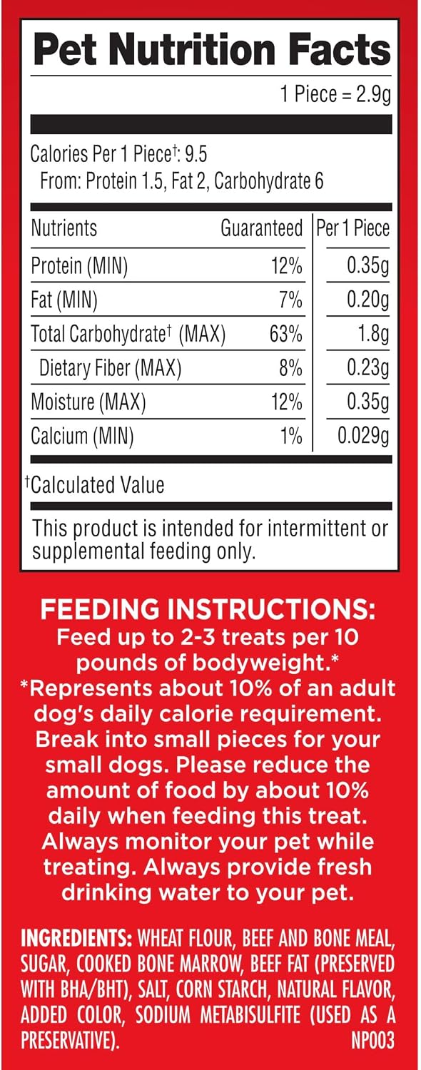 Milk-Bone MaroSnacks Small Dog Treats with Real Bone Marrow, 40 Oz.