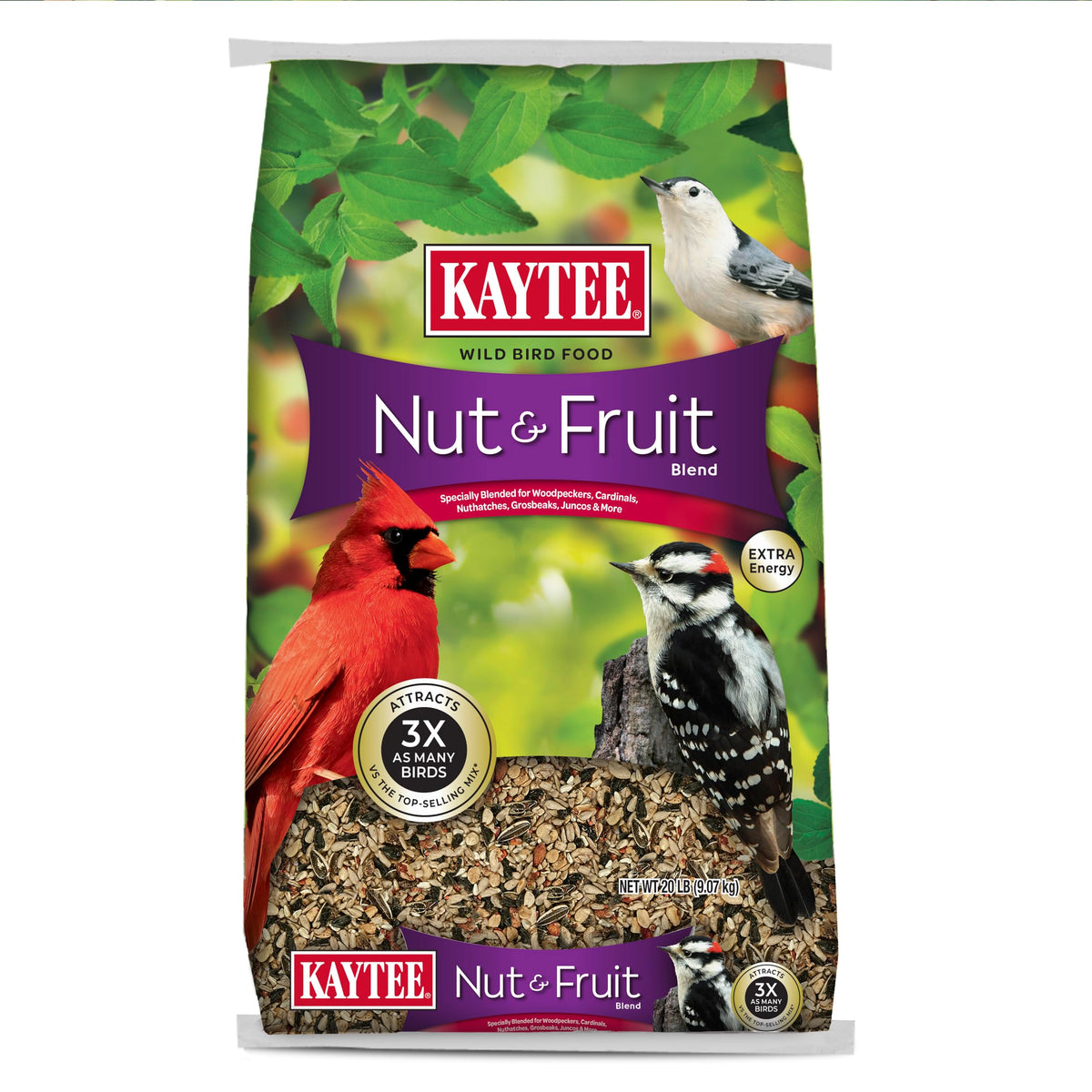 Kaytee Nut & Fruit Wild Bird Seed, 5 lb