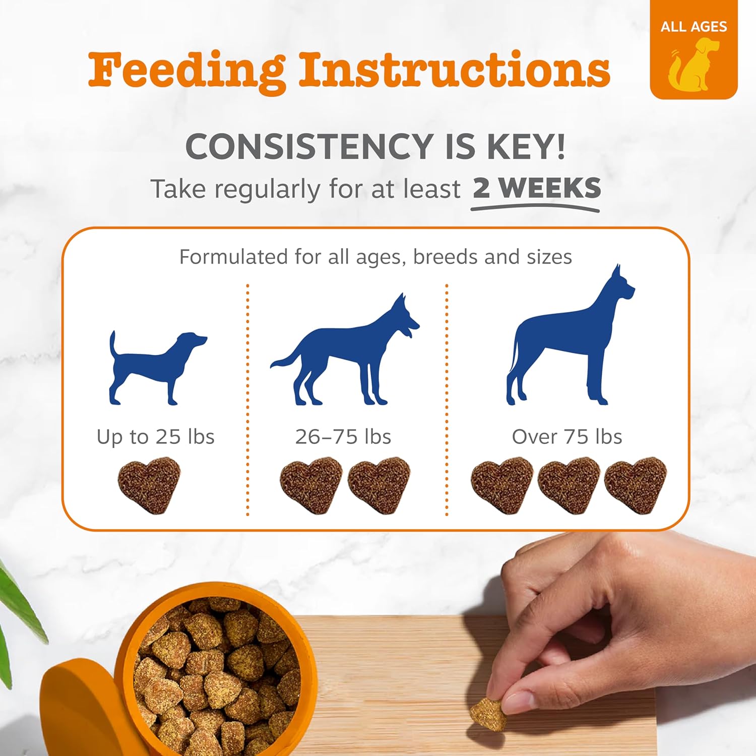 Zesty Paws Dog Vitamins - Dog Multivitamin Chews, Bison, 90 Ct