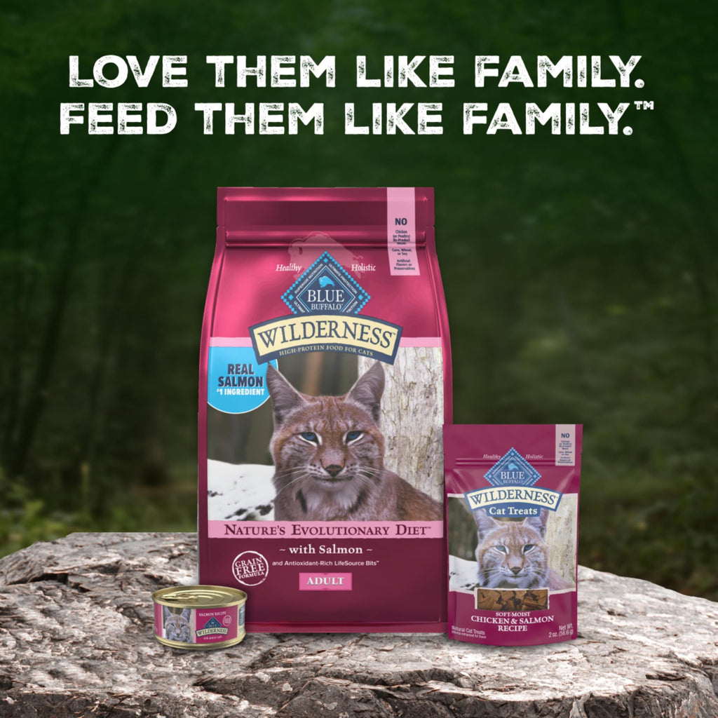 Blue Buffalo Wilderness Chicken Adult Dry Cat Food, Grain-Free, 12 lb