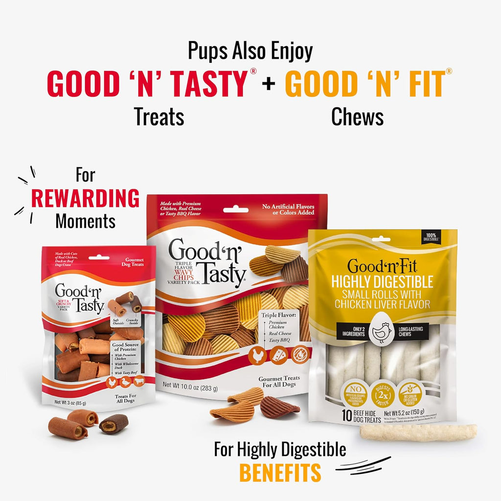 GOOD 'N' FUN Wings Long-Lasting Dog Treat Made with Real Protein, 24 oz