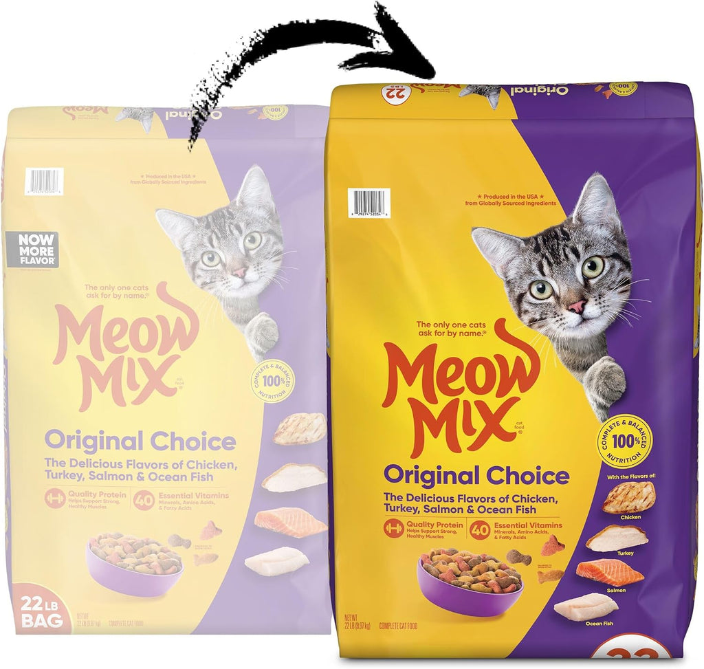 Meow Mix Original Choice Dry Cat Food, 6.3 Pound Bag