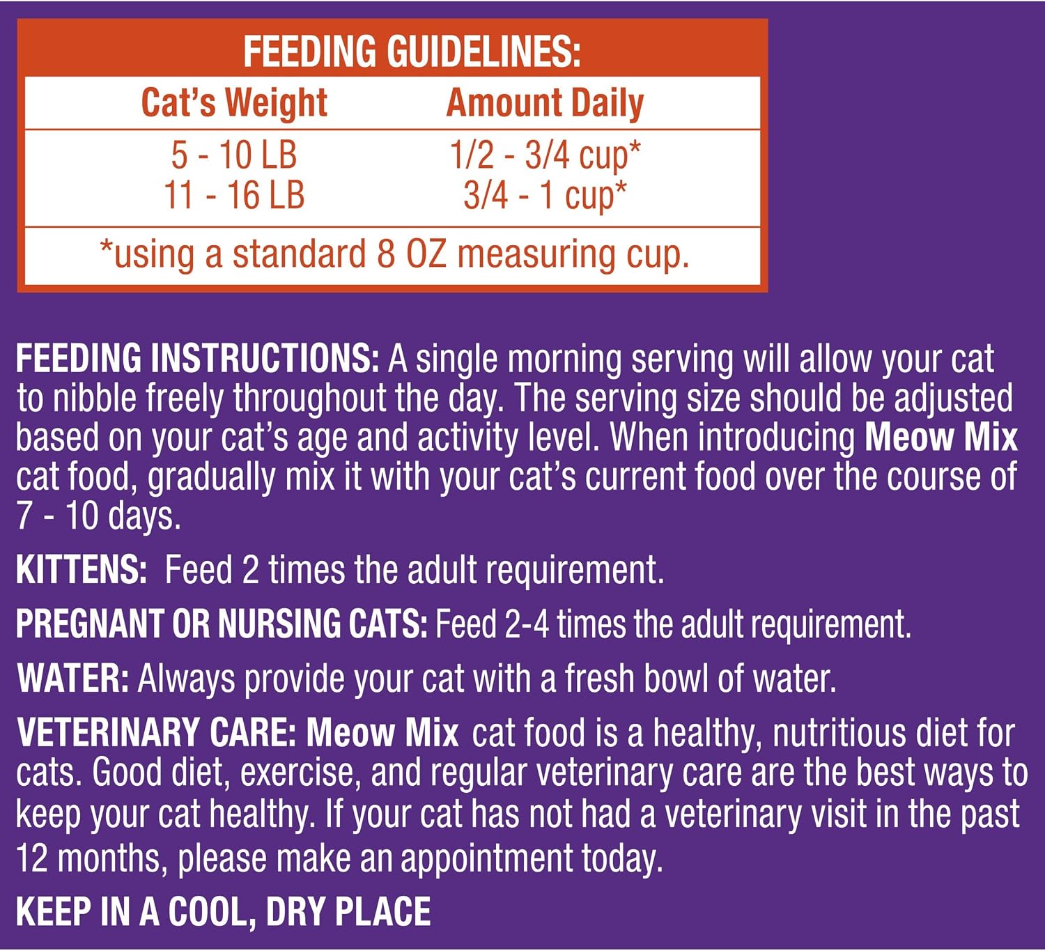 Meow Mix Original Choice Dry Cat Food, 6.3 Pound Bag