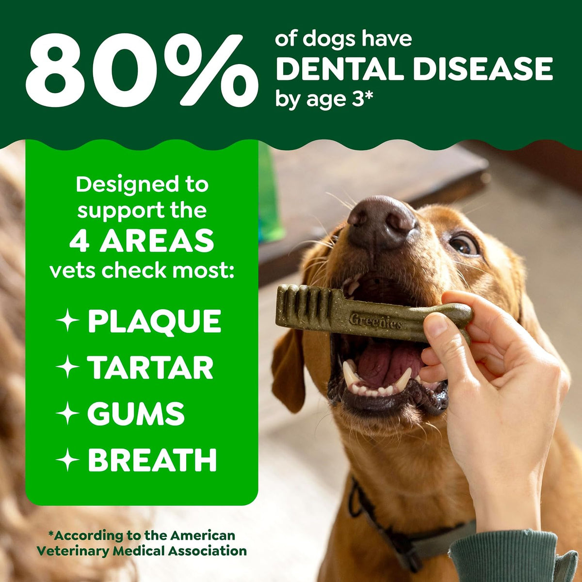 Greenies Regular Dental Dog Treats, Original Chicken Flavor, 36 Count