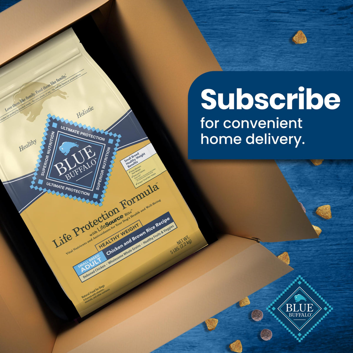 Blue Buffalo Life Protection Formula Chicken Small Breed Dry Dog Food, 5 lb