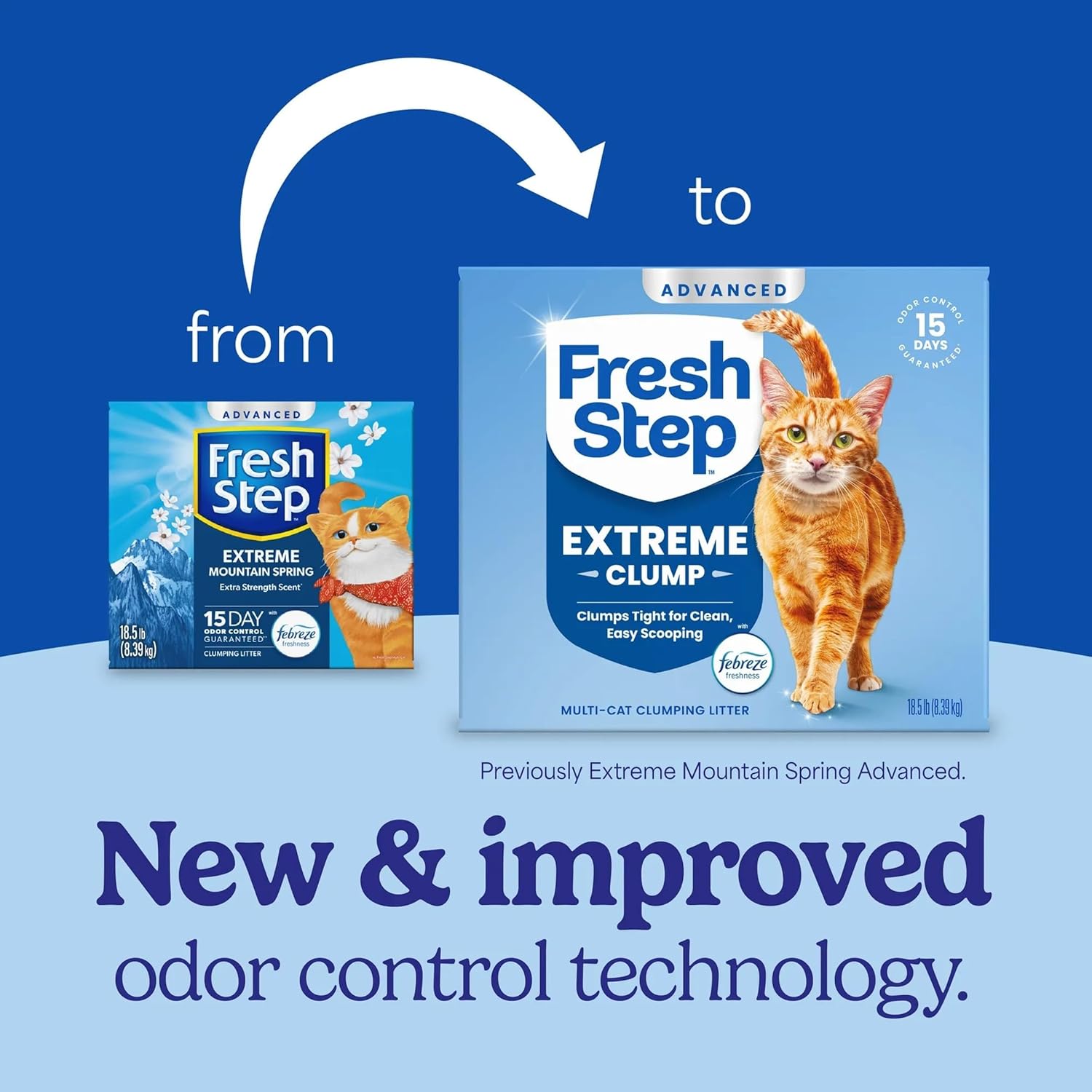 Fresh Step Advanced Heavy Duty Multi Cat Clumping Cat Litter, 17.5 lb.
