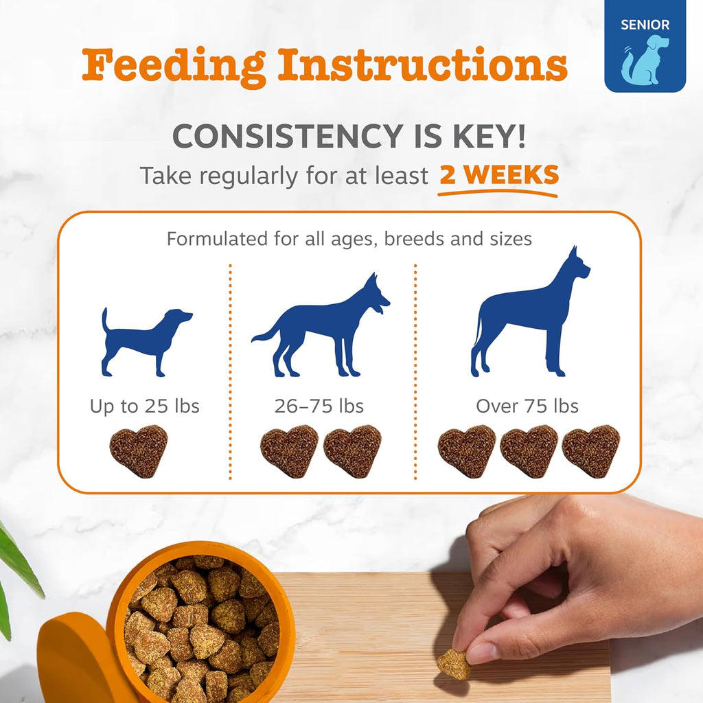 Zesty Paws Dog Vitamins - Dog Multivitamin Chews, Bison, 90 Ct