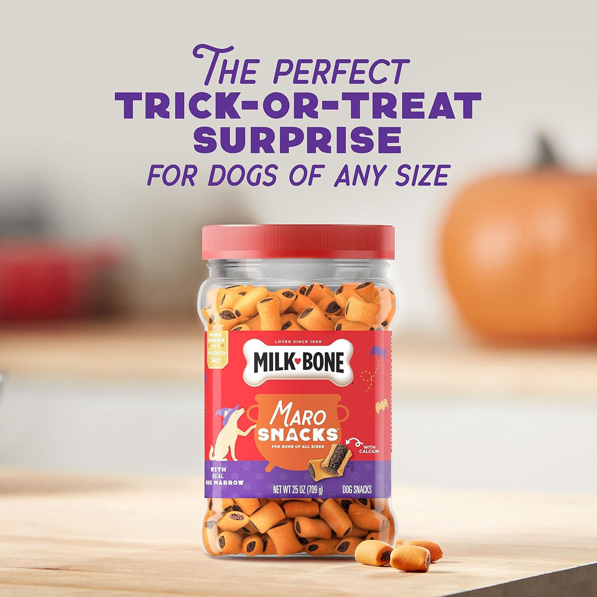 Milk-Bone MaroSnacks Small Dog Treats with Real Bone Marrow, 40 Oz.