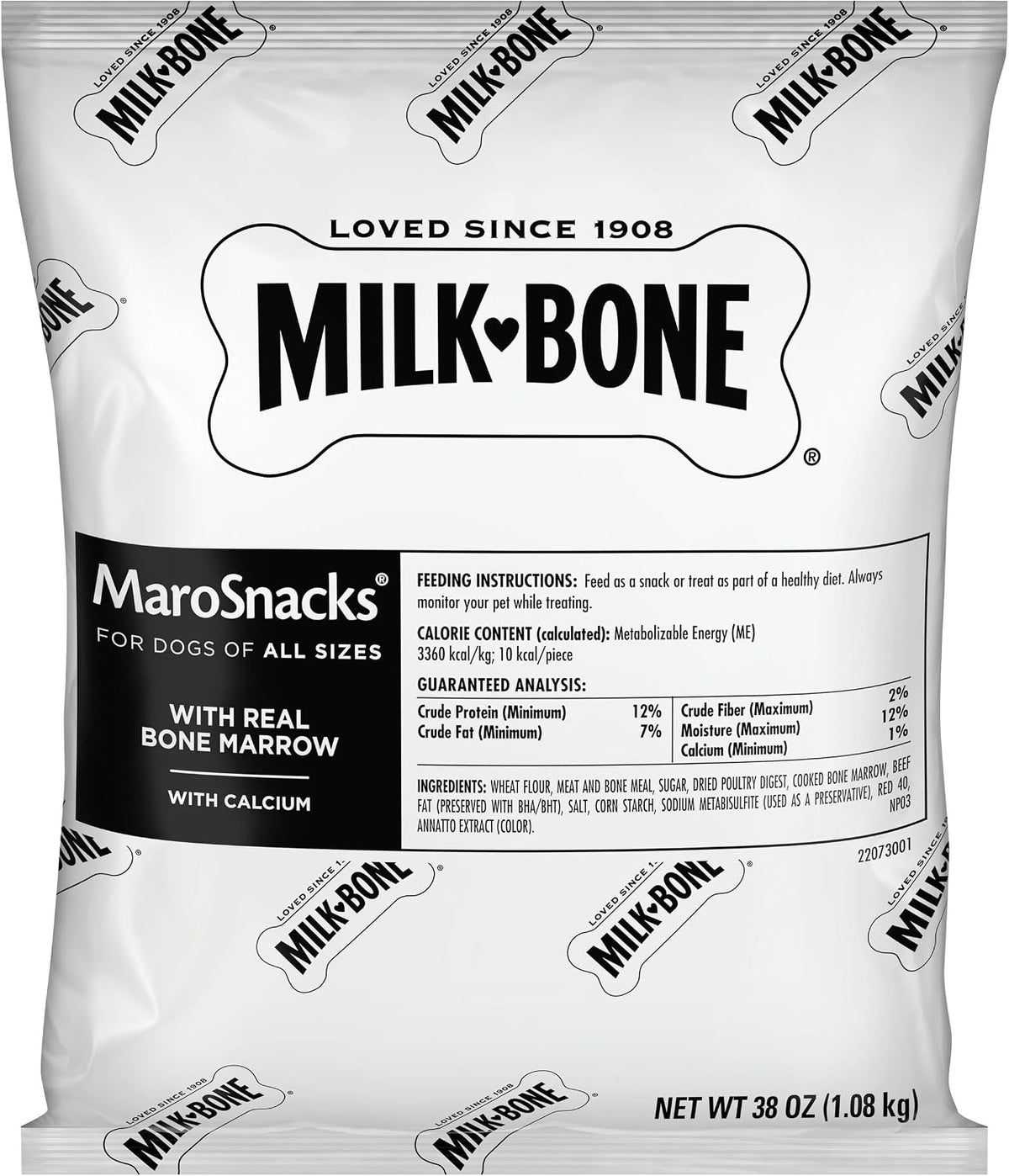 Milk-Bone MaroSnacks Small Dog Treats with Real Bone Marrow, 40 Oz.