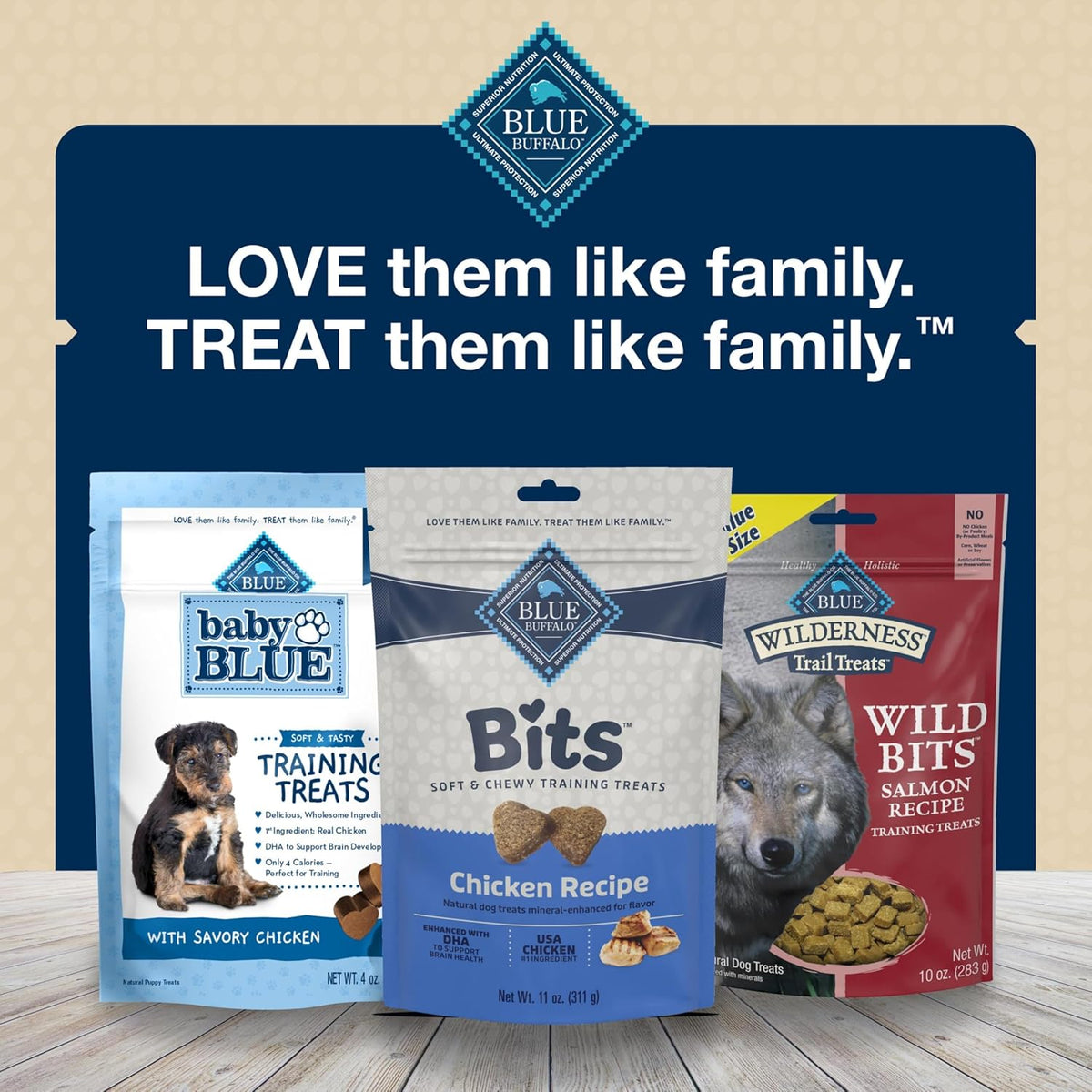 Blue Buffalo Bits Chicken Training Treats, 19 oz
