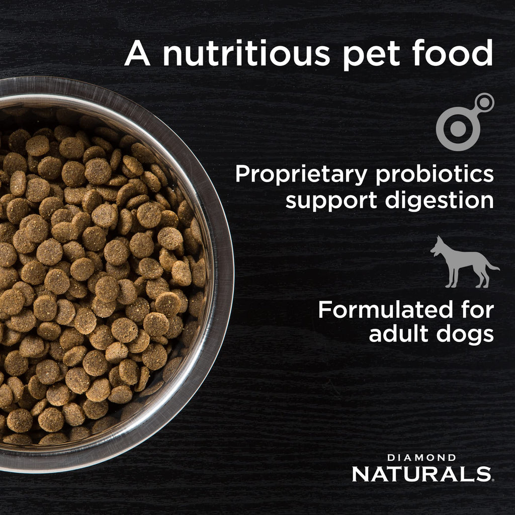 DIAMOND NATURALS Adult Dry Dog Food, Lamb Meal & Rice, 6lb