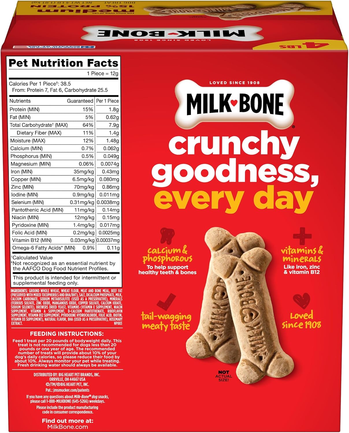 Milk-Bone Original Medium Dog Biscuits, 10 lb Box