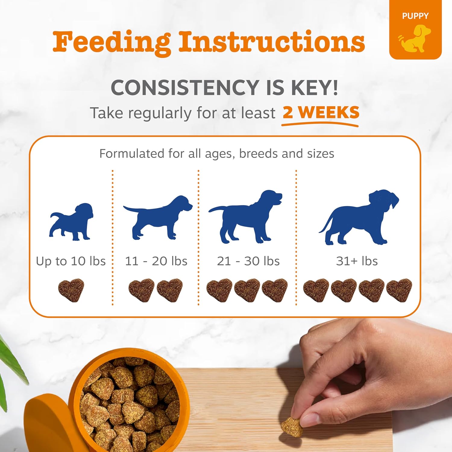 Zesty Paws Dog Vitamins - Dog Multivitamin Chews, Bison, 90 Ct
