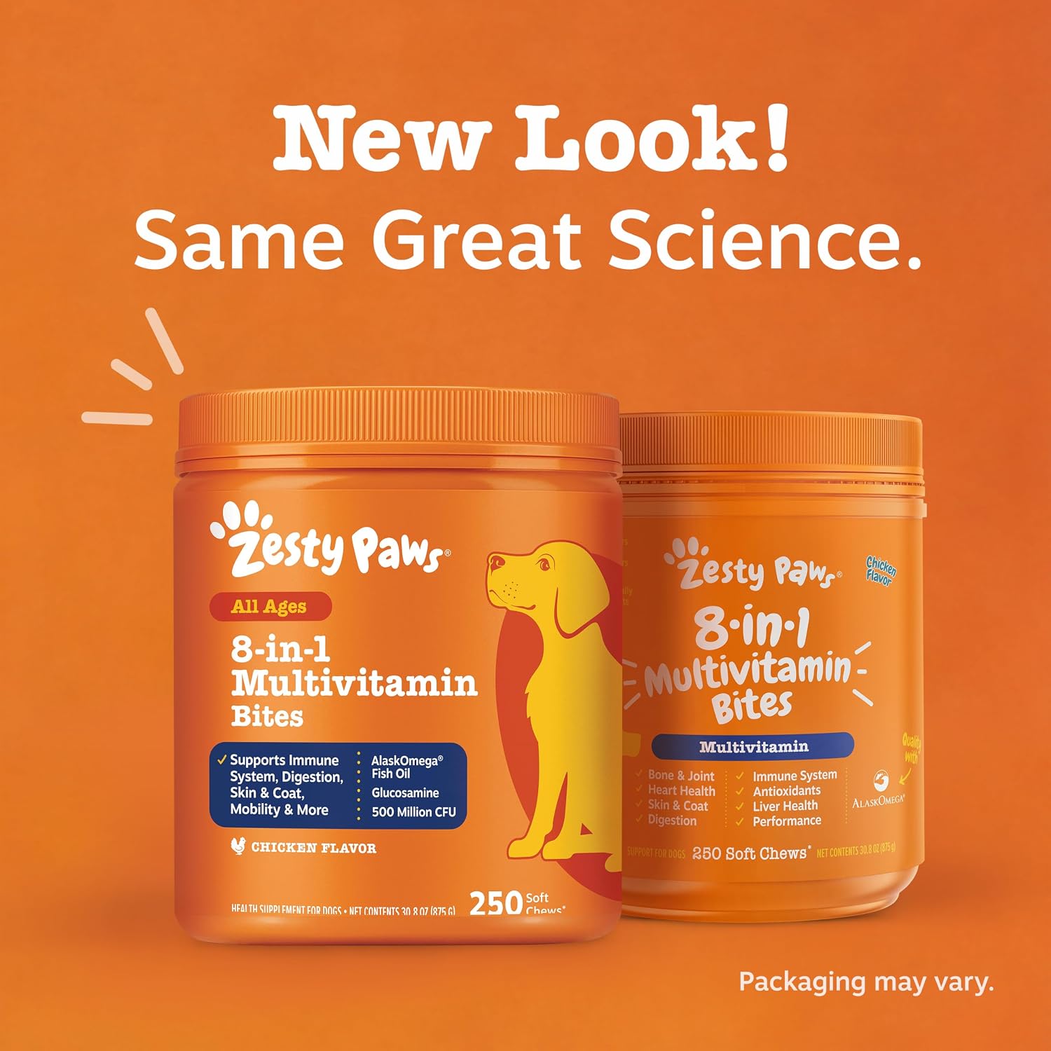 Zesty Paws Dog Vitamins - Dog Multivitamin Chews, Bison, 90 Ct