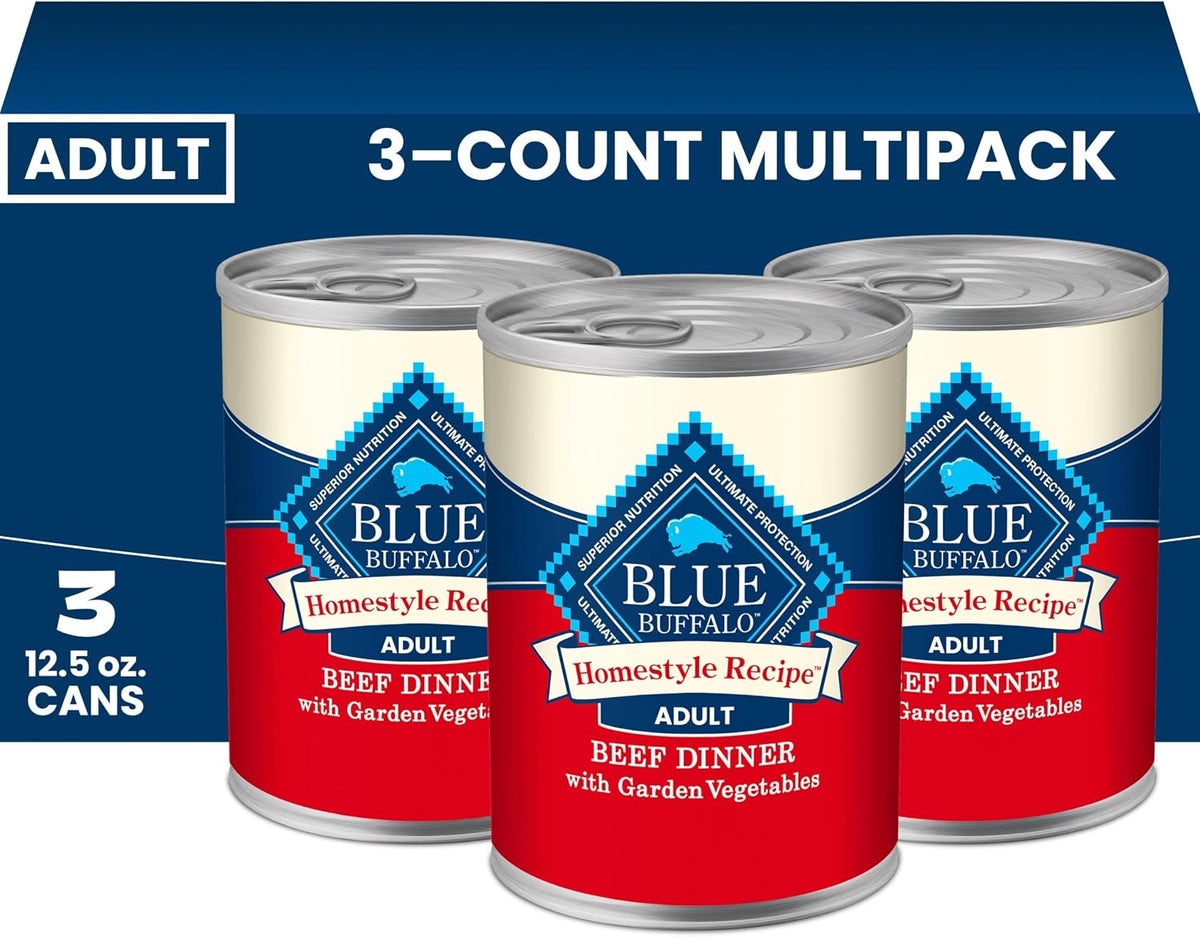 Blue Buffalo Homestyle Recipe Chicken Adult Wet Dog Food, 12.5 oz, 12 ct