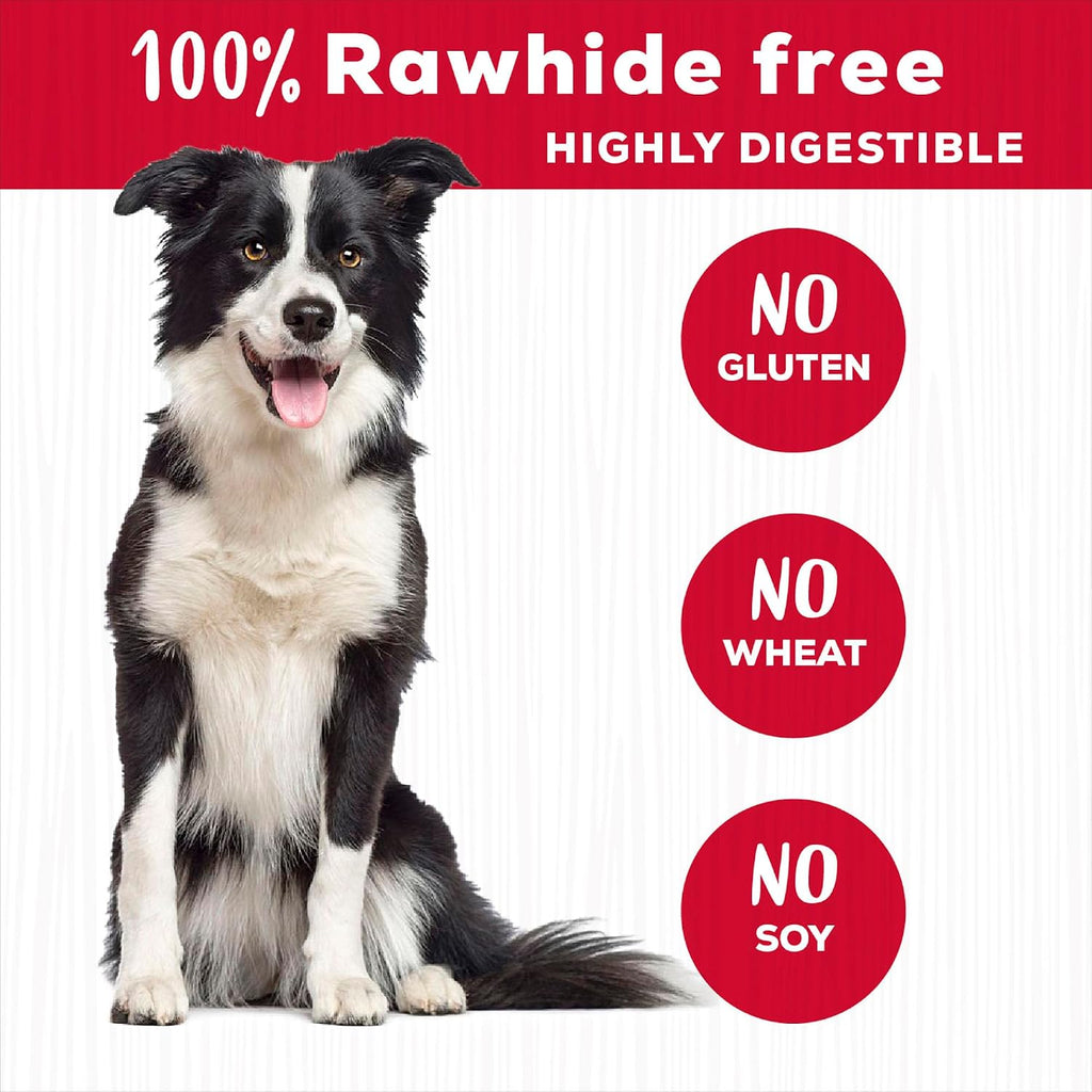 Country Kitchen Rawhide Free, Beef Twists Dog Chews, 9 Count (Pack of 12)