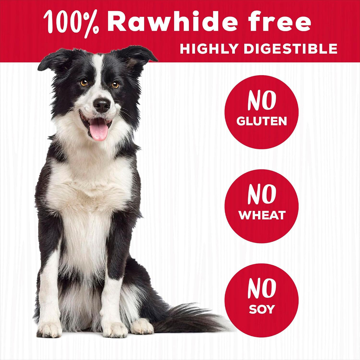 Country Kitchen Rawhide Free, Beef Twists Dog Chews, 9 Count (Pack of 12)