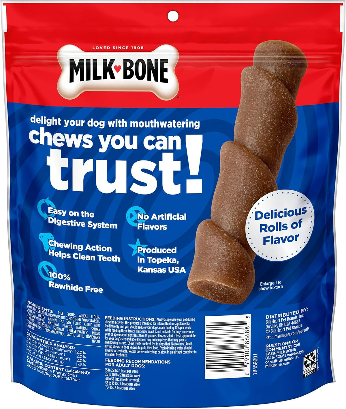 Milk-Bone MaroSnacks Small Dog Treats with Real Bone Marrow, 40 Oz.