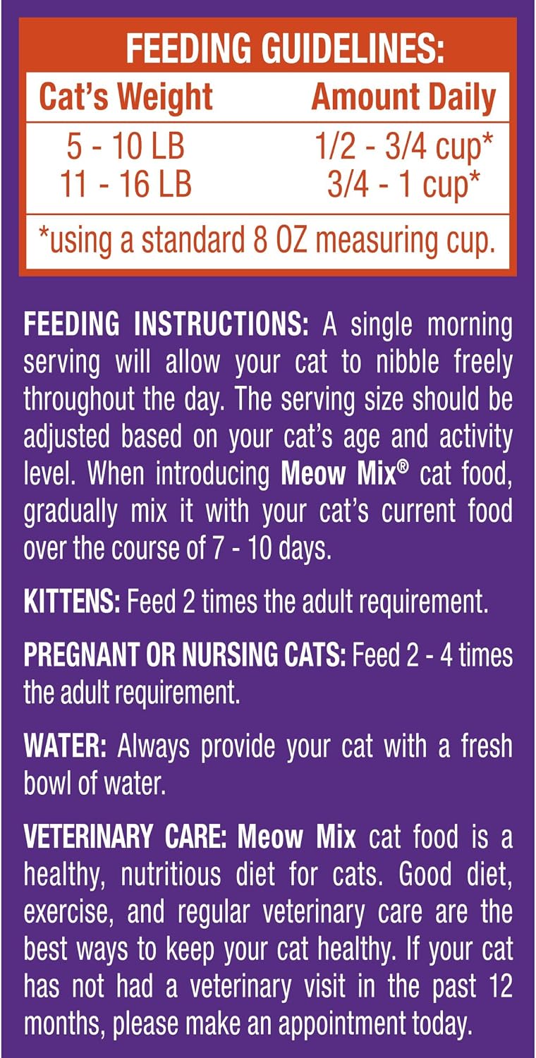 Meow Mix Original Choice Dry Cat Food, 6.3 Pound Bag