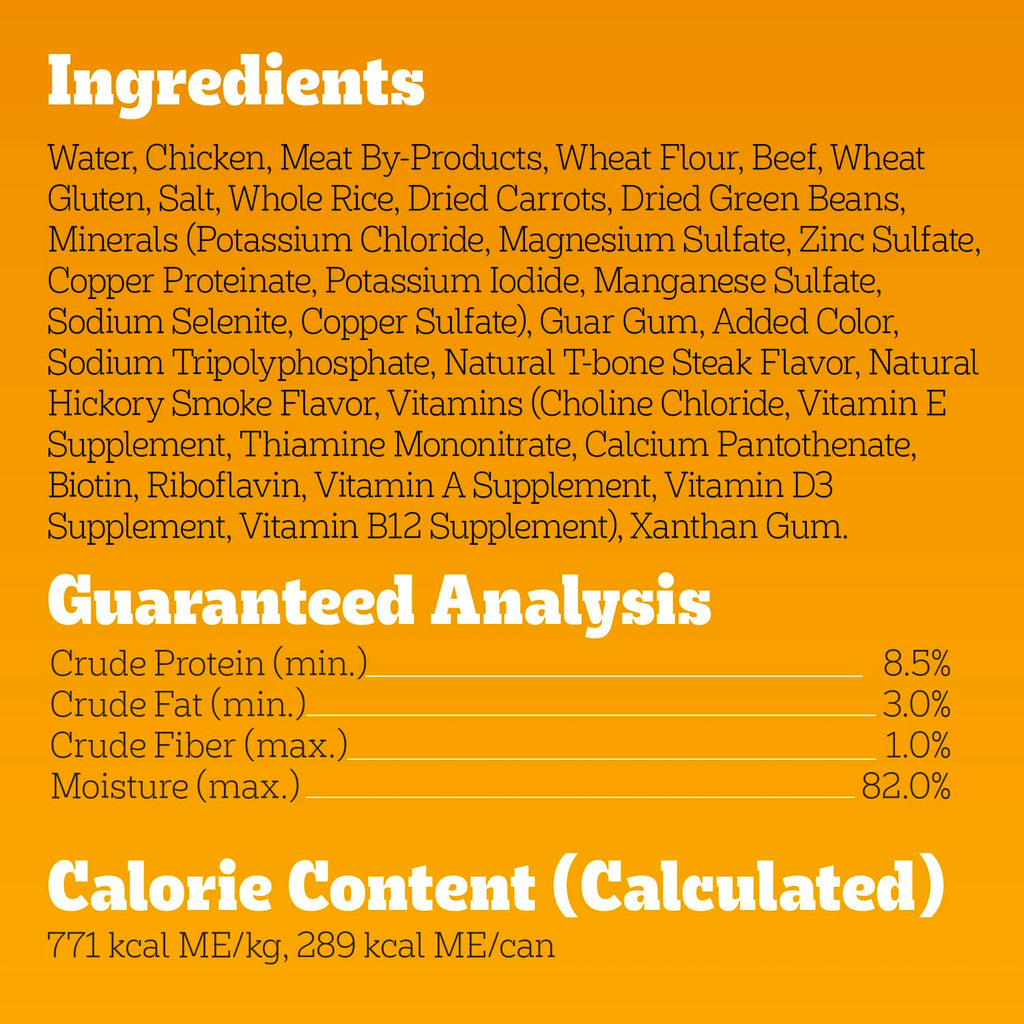 Pedigree Choice Cuts Wet Dog Food, Beef & Country Stew, 13.2 oz, 12 Count