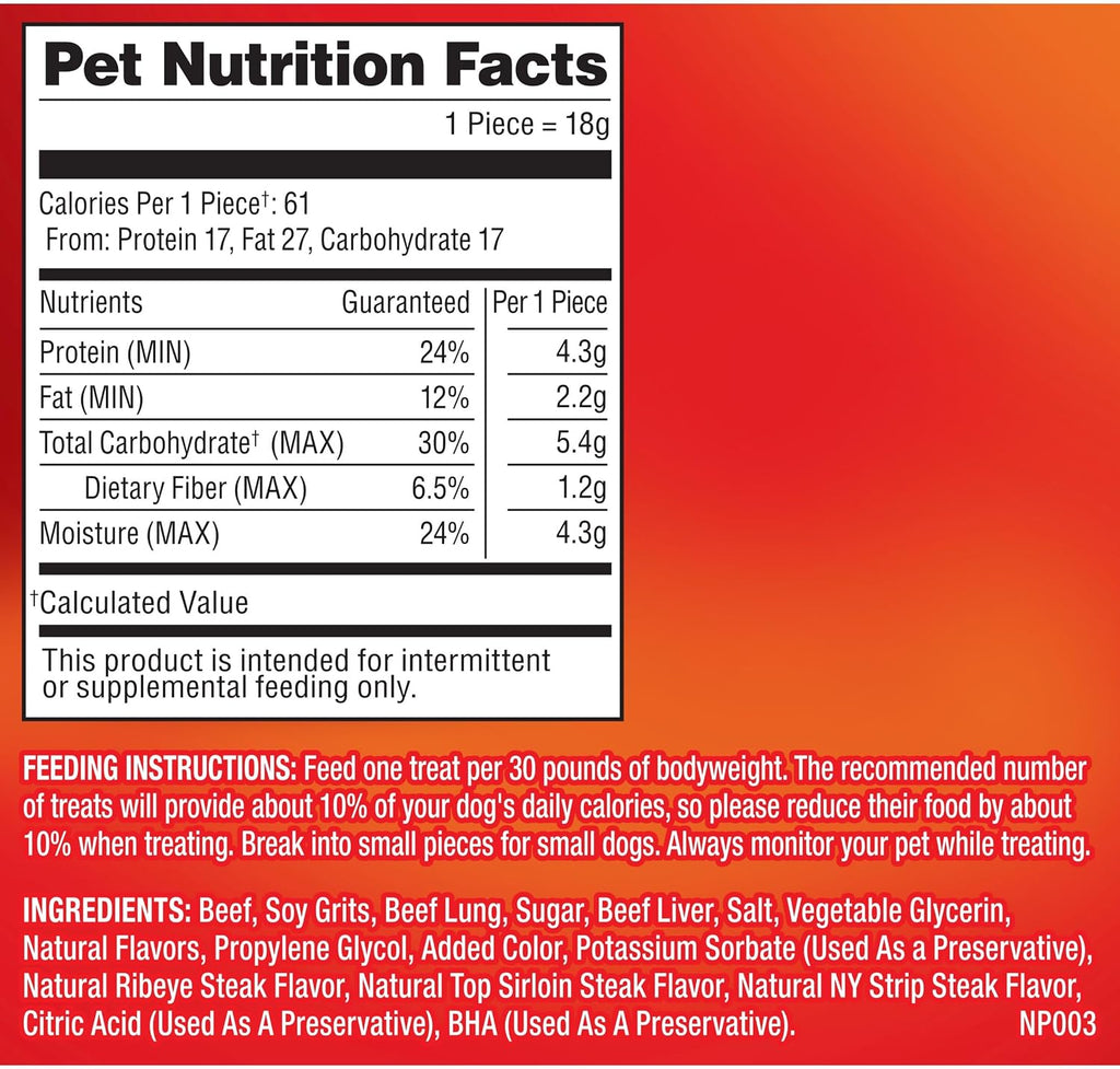 Pup-Peroni Original Beef Recipe Dog Treats, 38 Oz. Bag