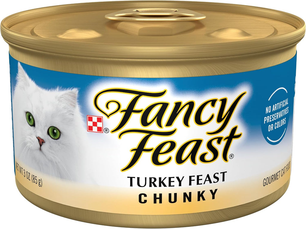 Purina Fancy Feast Gravy Lovers, Poultry & Beef Wet Cat Food, 3oz, 24-Pack
