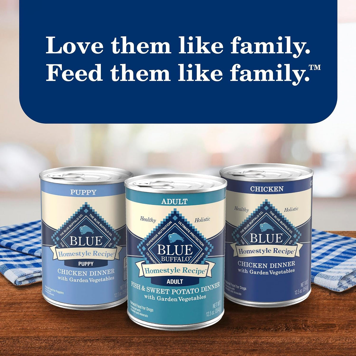 Blue Buffalo Homestyle Recipe Chicken Adult Wet Dog Food, 12.5 oz, 12 ct