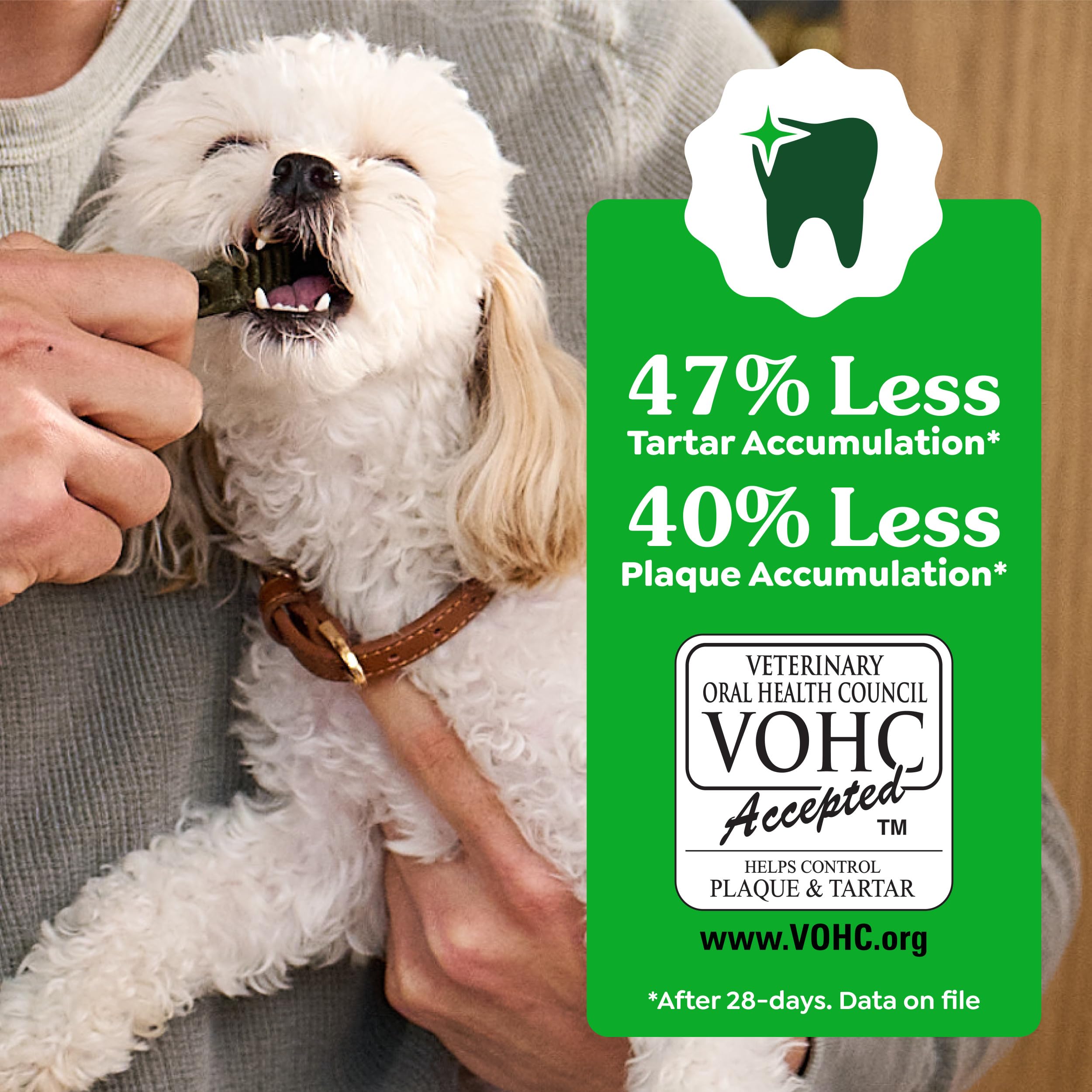 Greenies Large Natural Dental Dog Treats, Original Flavor, 17 Count