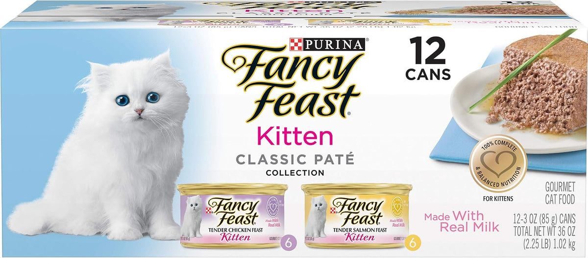 Purina Fancy Feast Gravy Lovers, Poultry & Beef Wet Cat Food, 3oz, 24-Pack