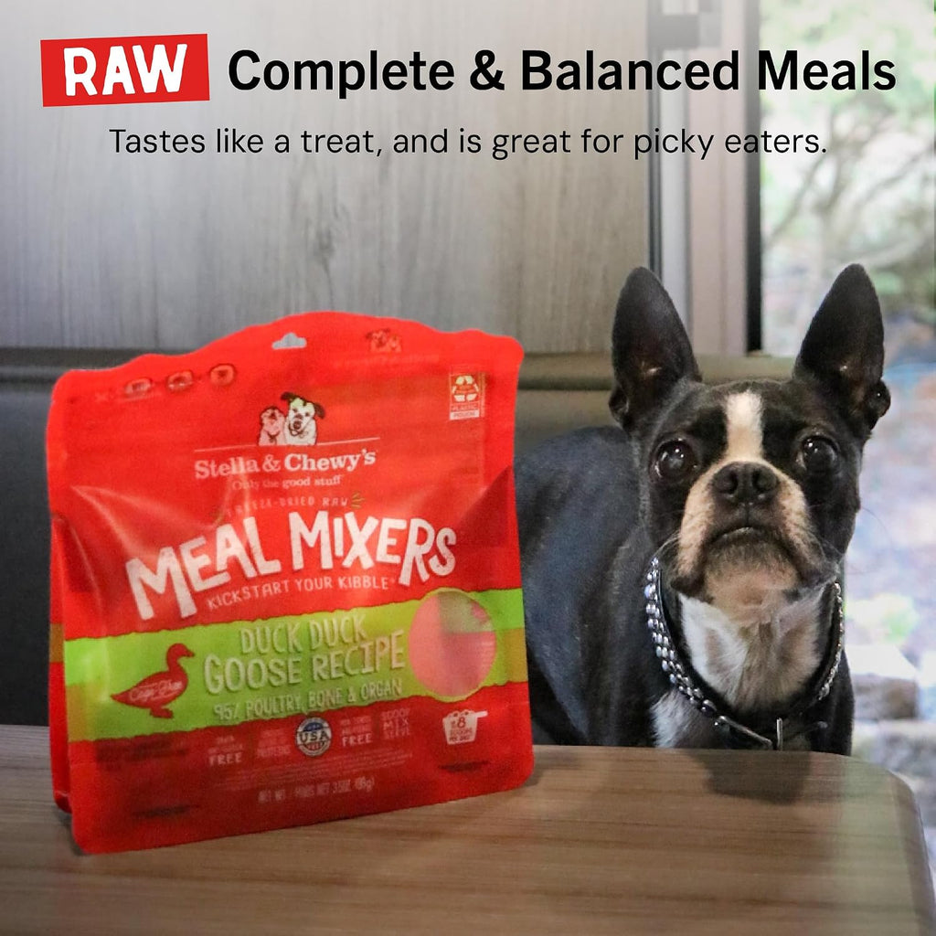 Stella & Chewy's Freeze-Dried Raw Beef Meal Mixers- Dog Food Topper and Mixer - Made with 95% Grass-Fed Beef, Organs & Bone - Perfect for Picky Eaters - Grain-Free - 7 oz