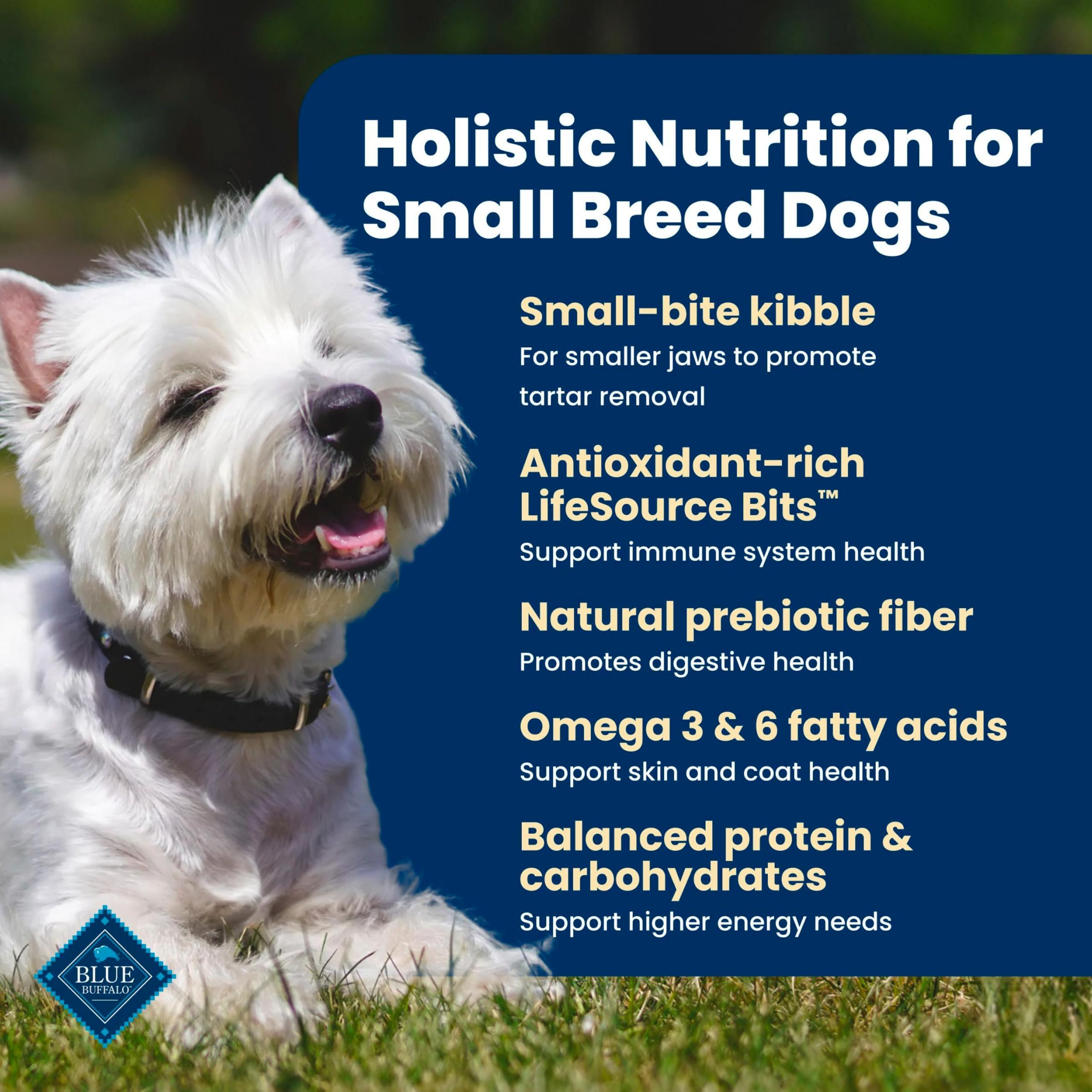 Blue Buffalo Life Protection Formula Chicken Small Breed Dry Dog Food, 5 lb