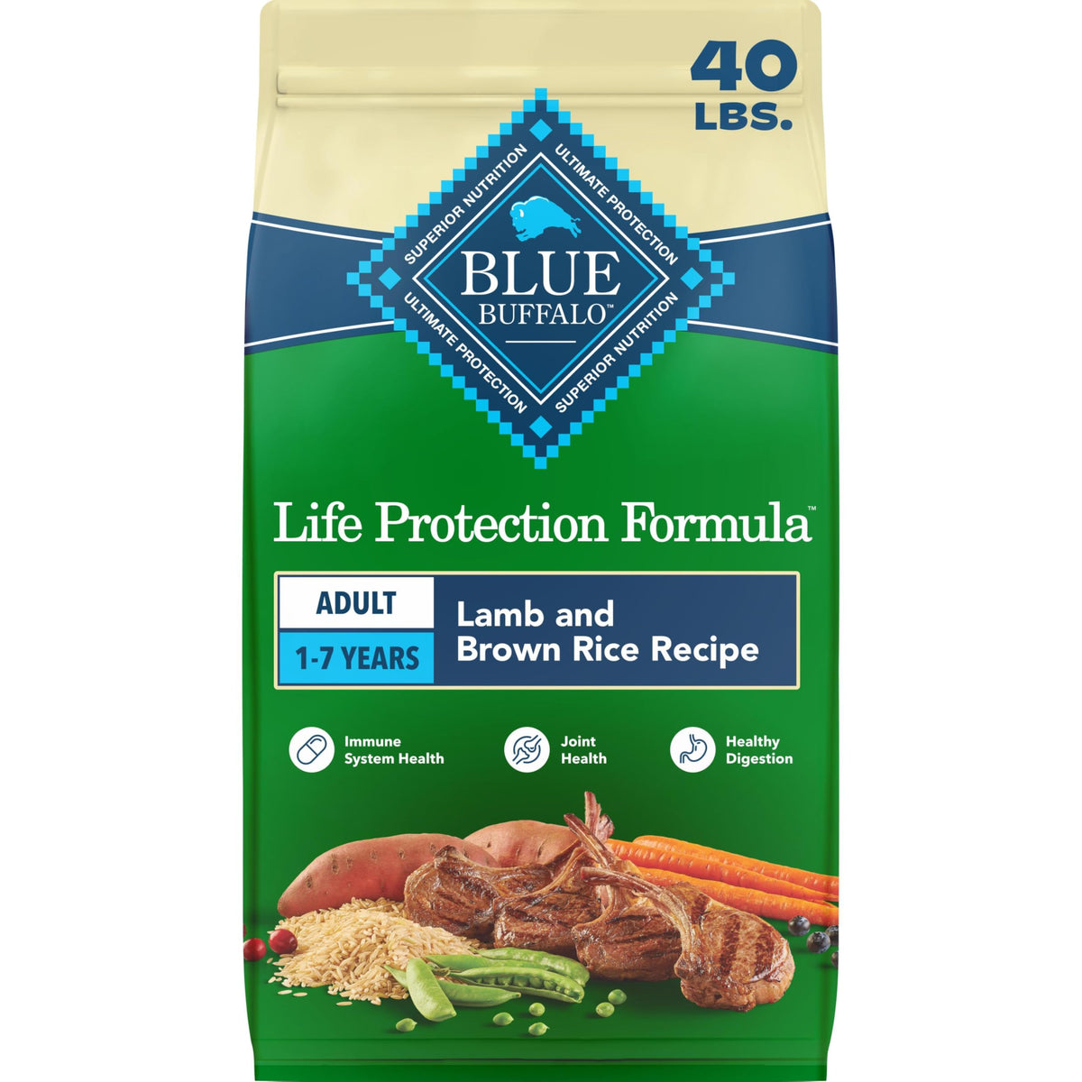 Blue Buffalo Life Protection Formula Chicken Adult Dry Dog Food, 5 lb