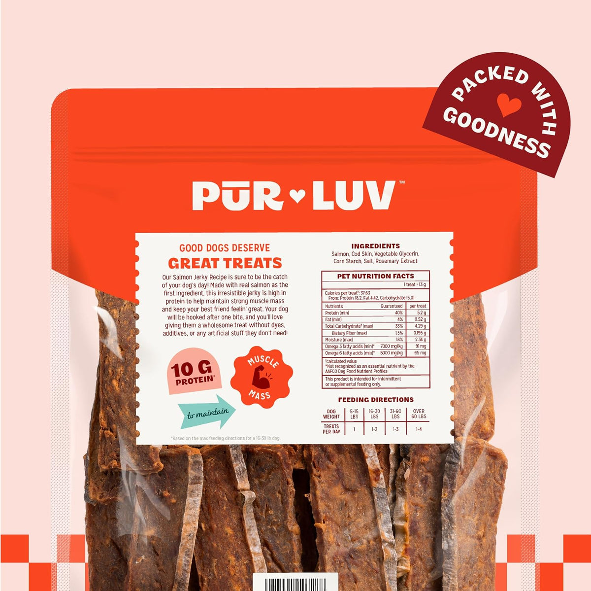 Pur Luv Dog Treats, K9 Kabobs Made with Real Chicken, Duck, and Sweet Potato, 12 Ounces, Dog Snacks, Healthy, Easily Digestible, Long-Lasting, High Protein Treat, Satisfies Urge to Chew