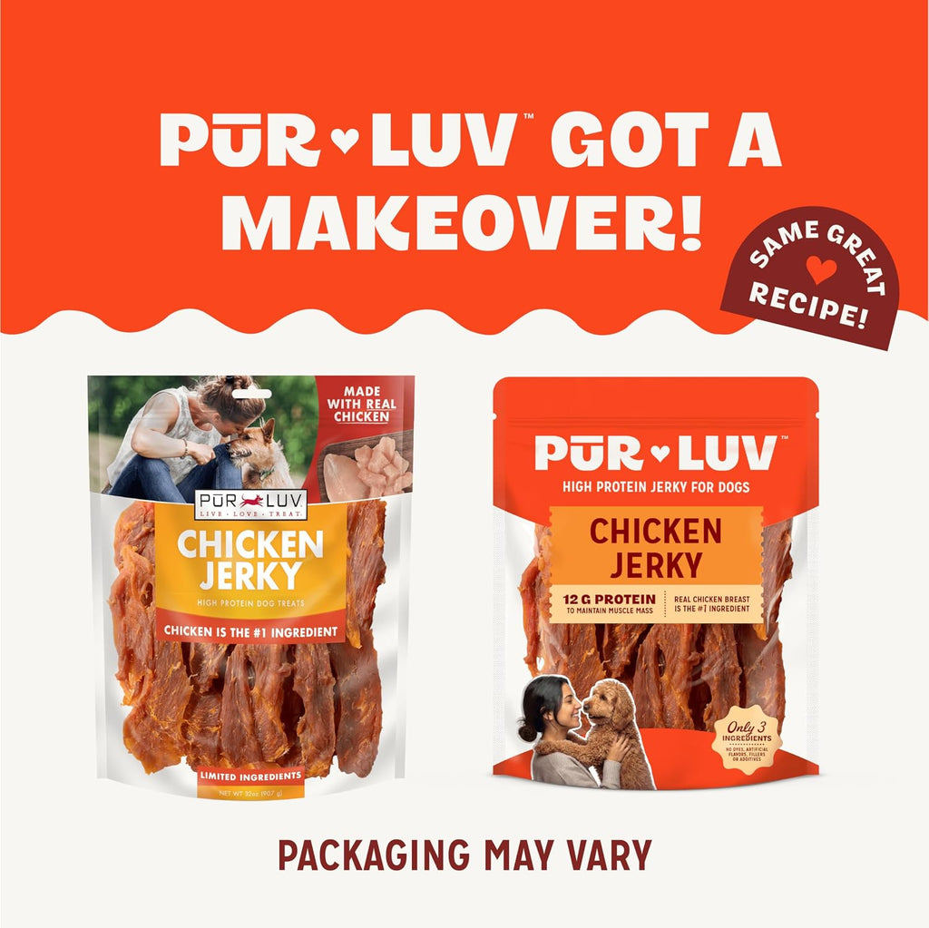 Pur Luv Dog Treats, K9 Kabobs Made with Real Chicken, Duck, and Sweet Potato, 12 Ounces, Dog Snacks, Healthy, Easily Digestible, Long-Lasting, High Protein Treat, Satisfies Urge to Chew