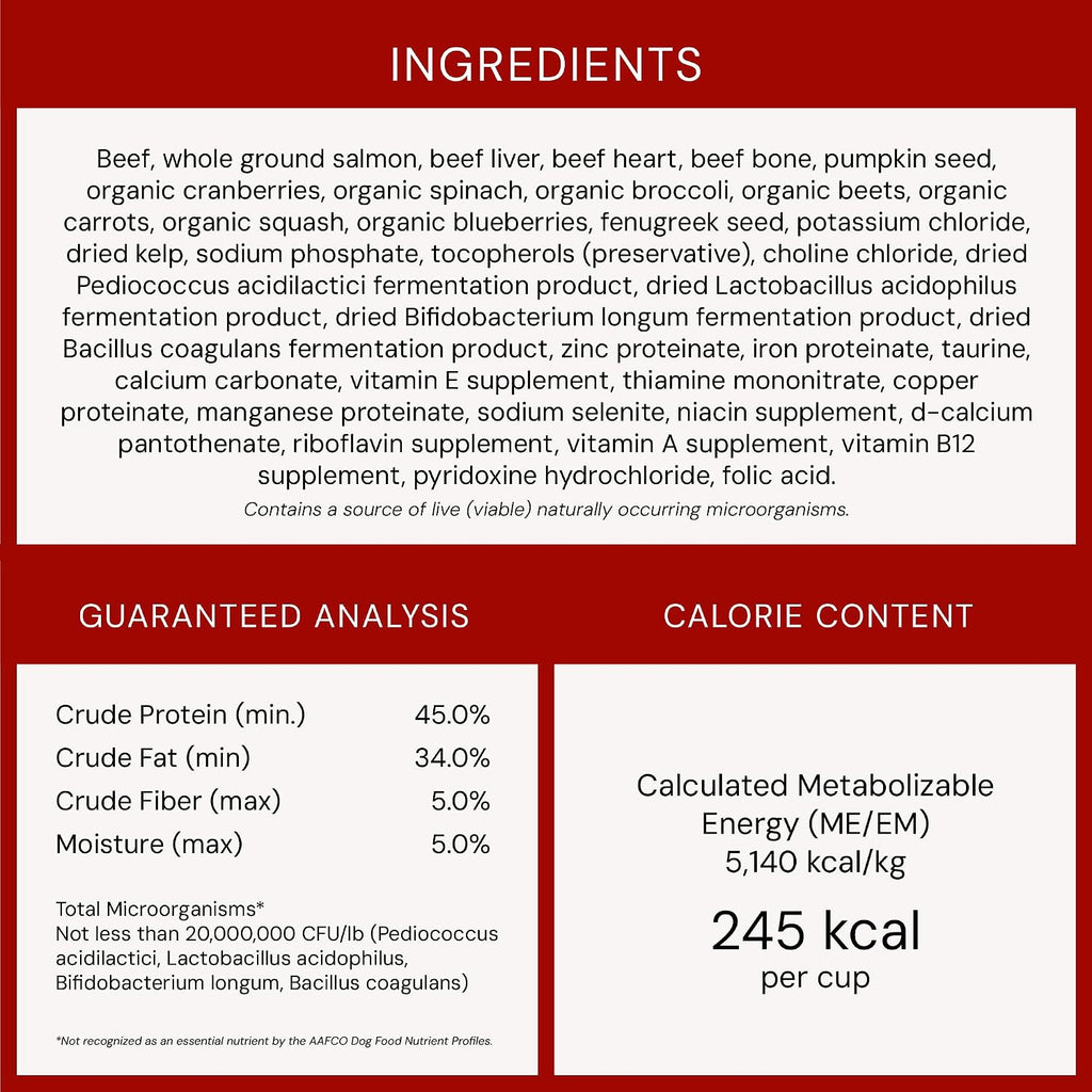 Stella & Chewy's Freeze-Dried Raw Beef Meal Mixers- Dog Food Topper and Mixer - Made with 95% Grass-Fed Beef, Organs & Bone - Perfect for Picky Eaters - Grain-Free - 7 oz