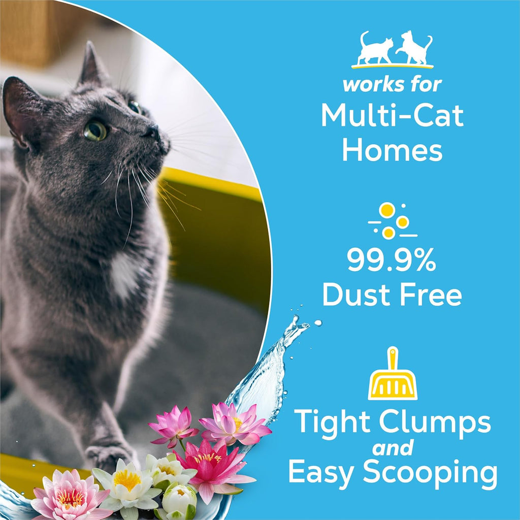 Purina Tidy Cats Clumping Cat Litter, Glade Clear Springs, 16 lb