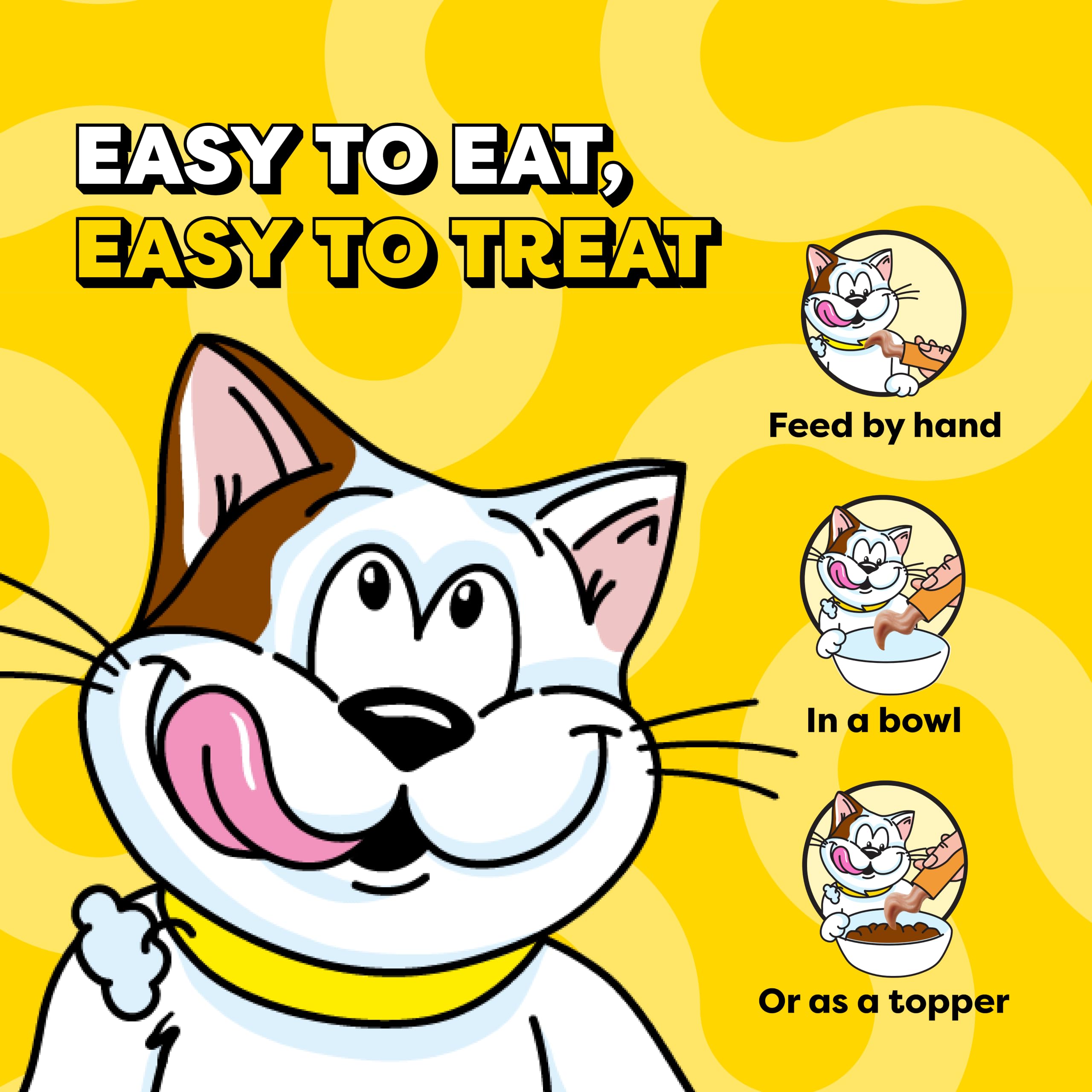 Temptations Creamy Puree Lickable Cat Treats, Beef Liver, 16 Count
