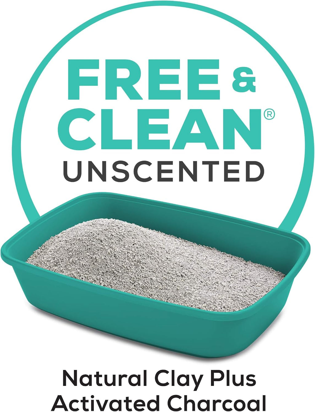 Purina Tidy Cats Free and Clean Unscented Clumping Cat Litter, 38 lb Box