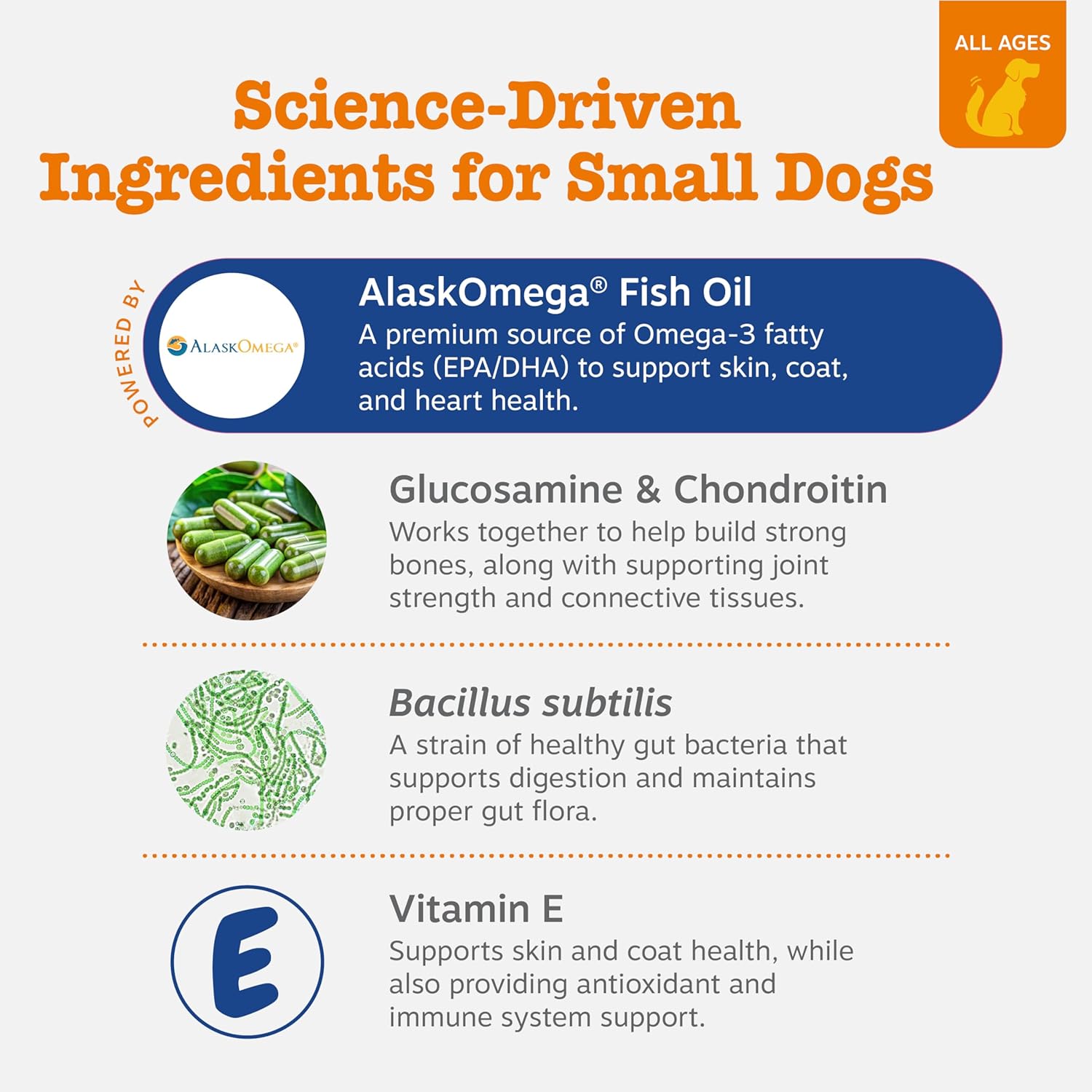 Zesty Paws Dog Vitamins - Dog Multivitamin Chews, Bison, 90 Ct