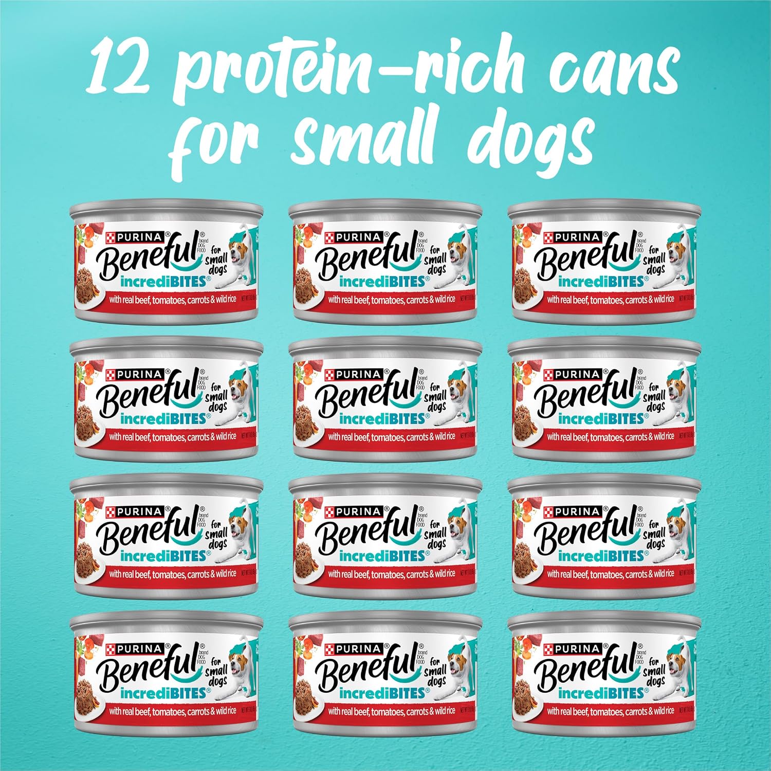 Purina Beneful Small Breed Wet Dog Food Variety Pack, (30) 3 oz Cans