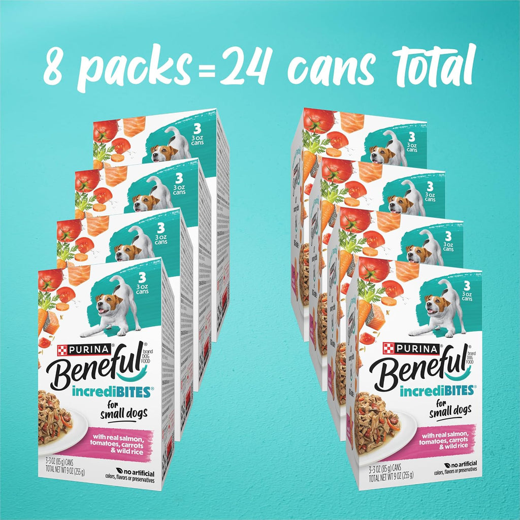 Purina Beneful Small Breed Wet Dog Food Variety Pack, (30) 3 oz Cans