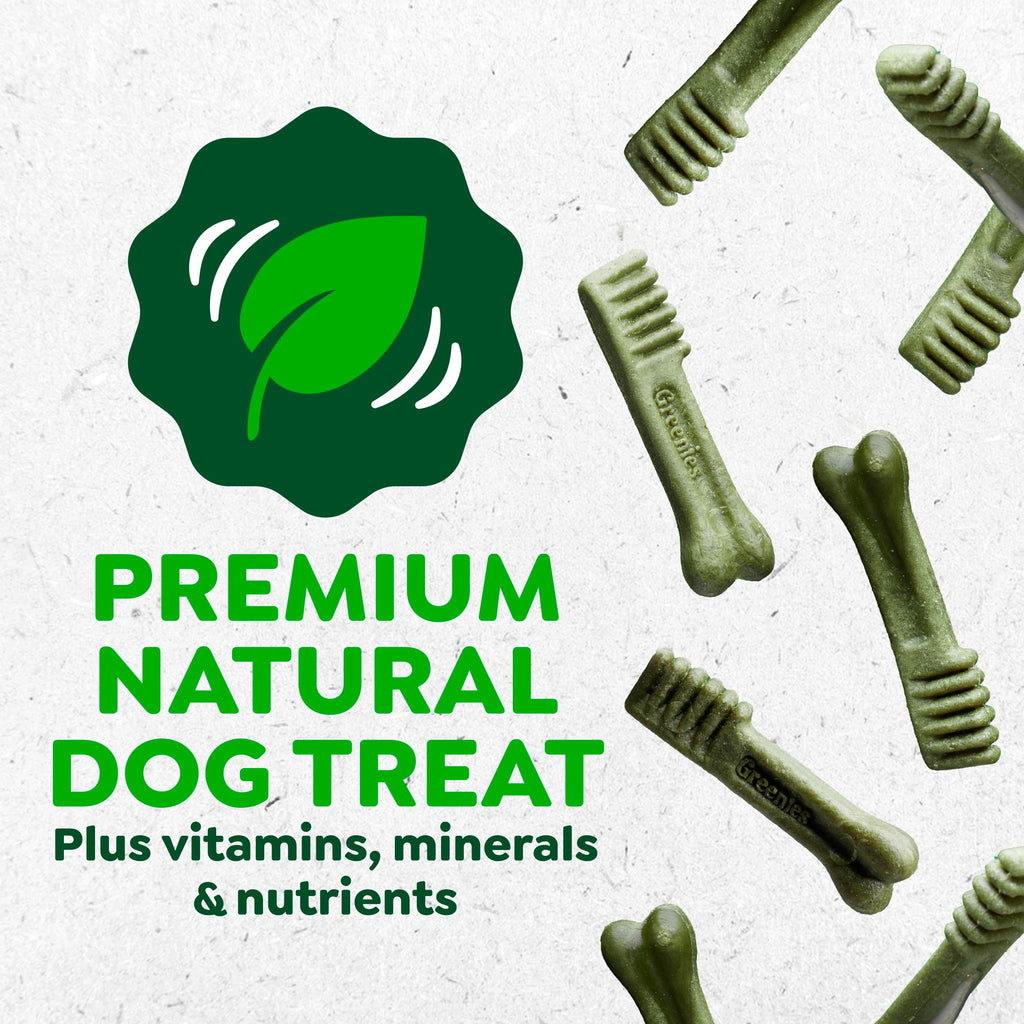 Greenies Large Natural Dental Dog Treats, Original Flavor, 17 Count