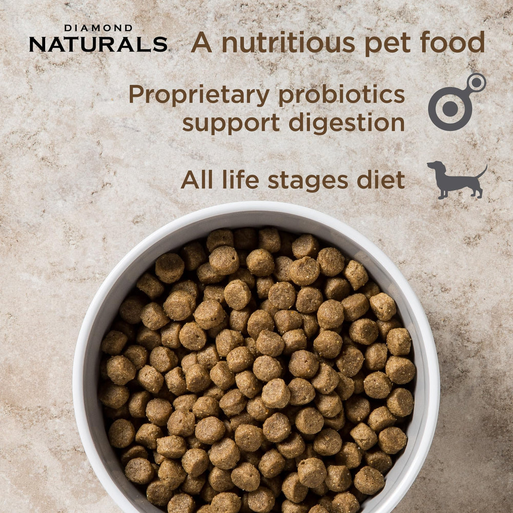 DIAMOND NATURALS Adult Dry Dog Food, Lamb Meal & Rice, 6lb