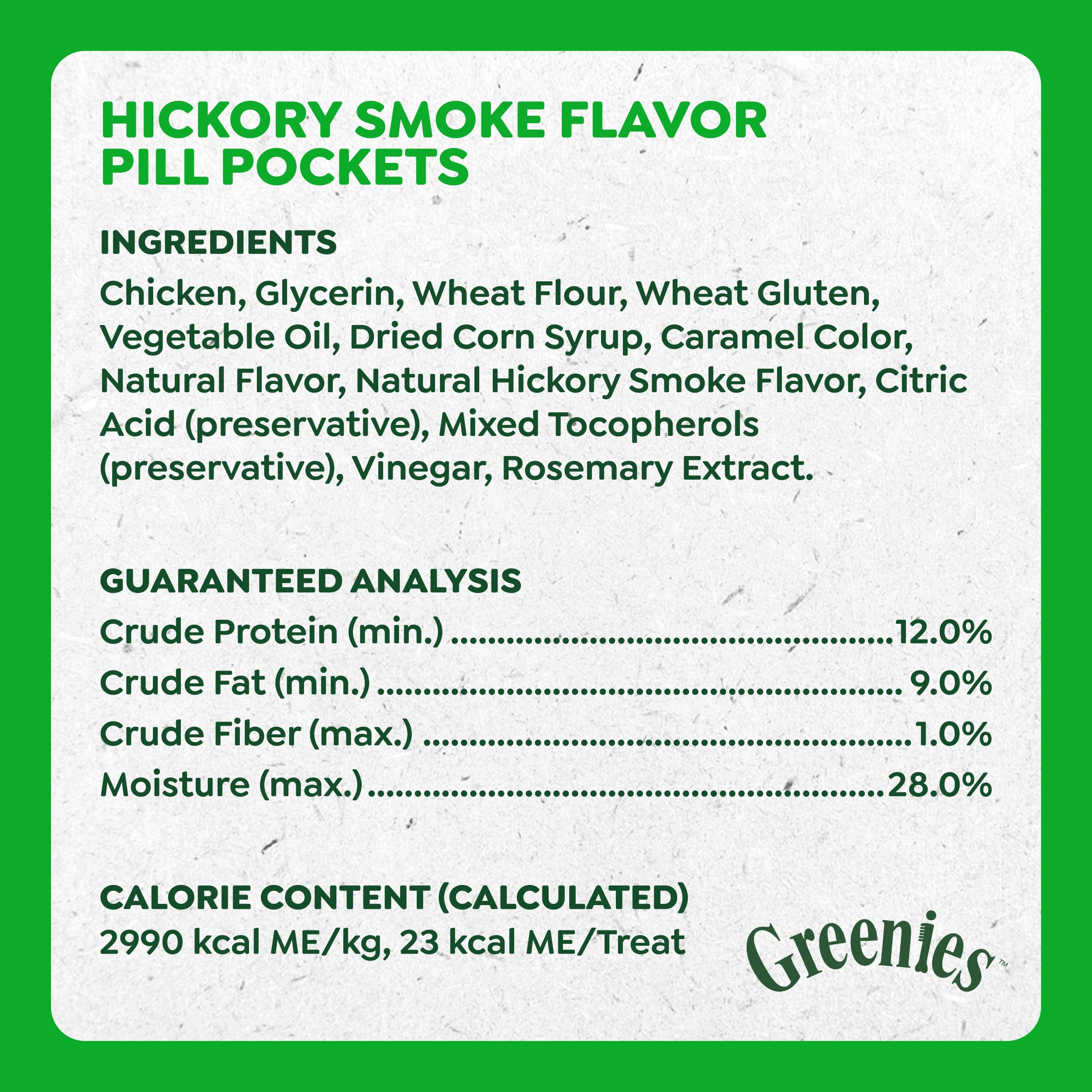 Greenies Pill Pockets Large Size Dog Treats, Peanut Butter, 15.8 oz