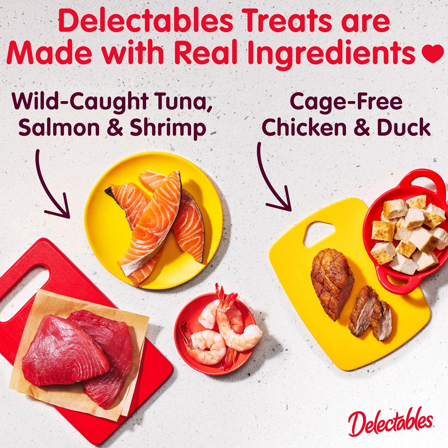 Delectables Lickable Treat Bisque Wet Cat Treat Variety Pack, Food Topper, Hydrating, Grain-Free, No Fillers, No By-Products, No Added Preservatives, 1.4oz Pouch, 30ct