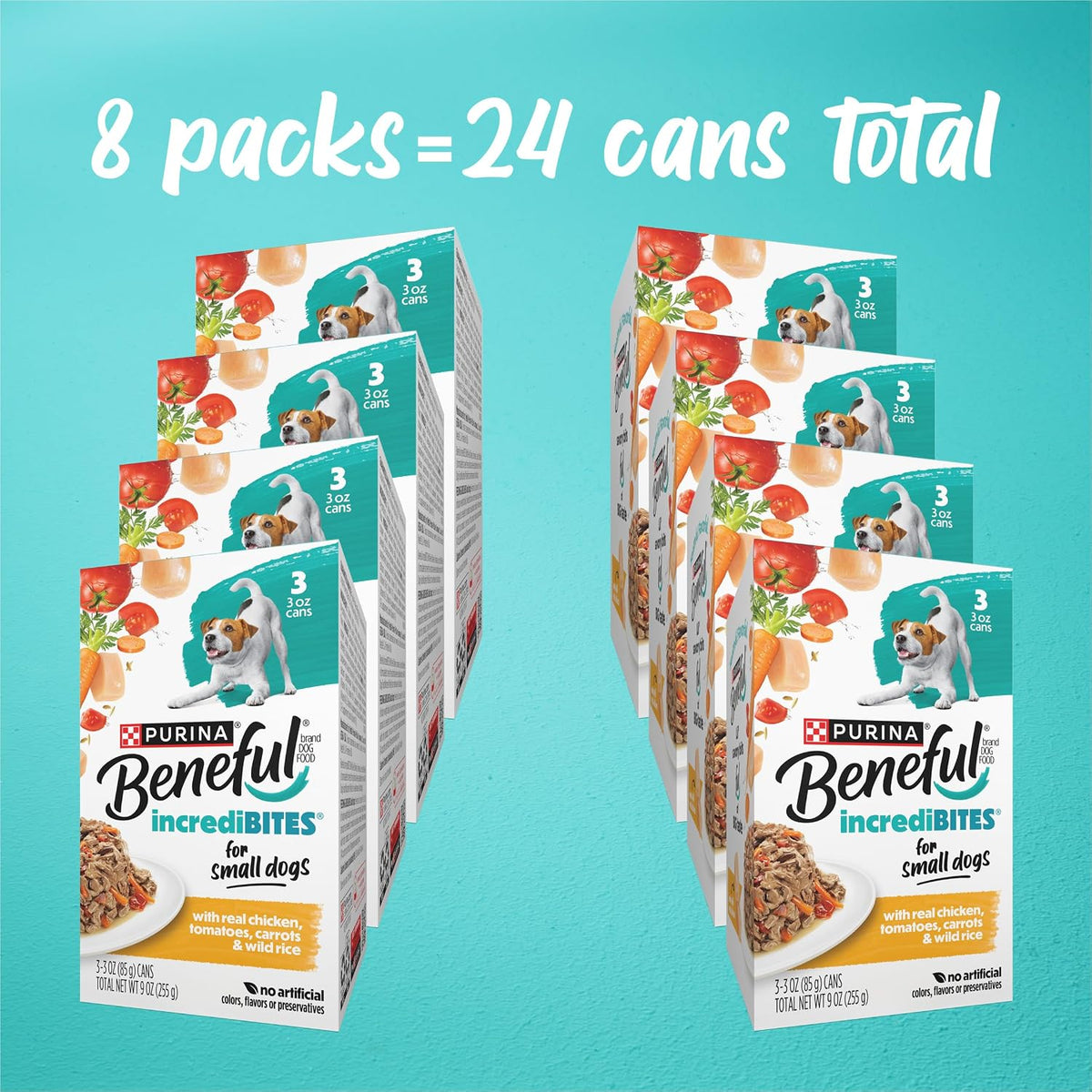 Purina Beneful Small Breed Wet Dog Food Variety Pack, (30) 3 oz Cans