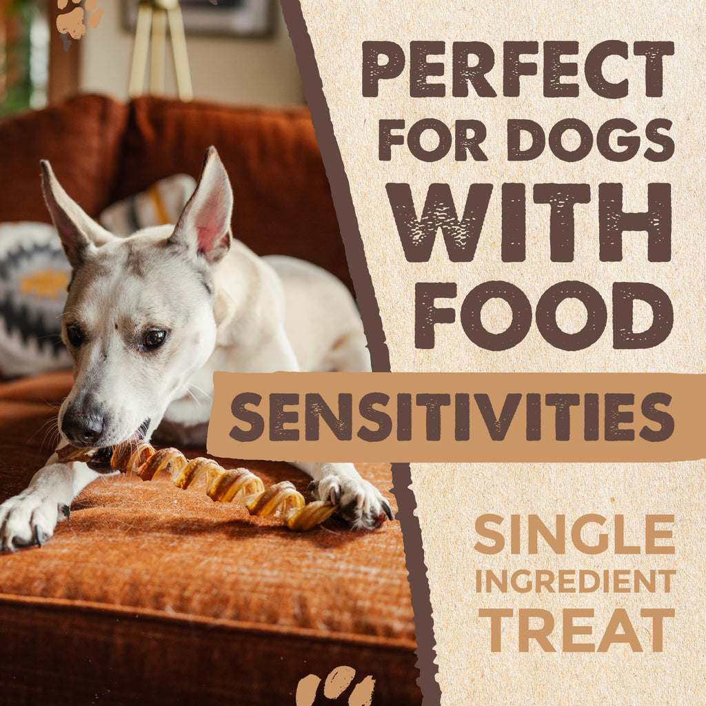 Mighty Paw 12" Bully Sticks for Dogs - Large, Medium and Small Breeds Chew